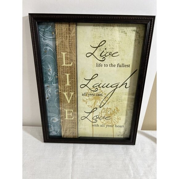 Set of 2 Crystal Art Gallery Wall Decor Hope Live 12” x 15” - Picture 6 of 9